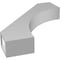Ekena Millwork 3 1/2-in. W x 20-in. D x 24-in. H Westlake Architectural Grade PVC Knee Brace BRCP035X20X24WTL - alternate 6